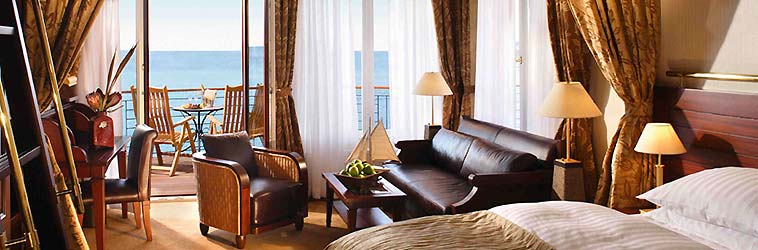 Zimmer & Suiten – Yachthafenresidenz Hohe Düne